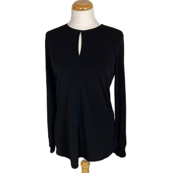 #316  RALPH LAUREN Black Pullover Blouse - Picture 2 of 11